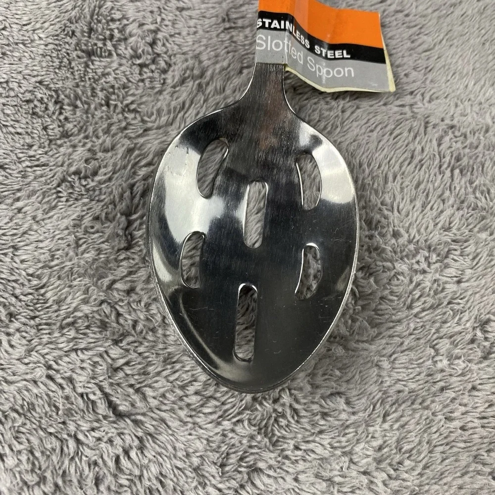 Stainless Steel Spoon Slotted 9.5